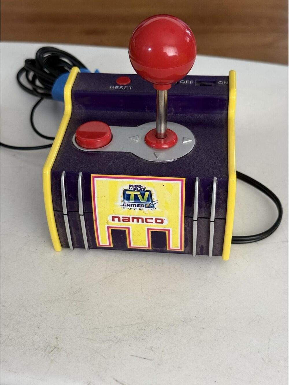 VINTAGE 2003 Namco Pac-Man 5-in-1 Arcade TV Plug N Play Jakks Pacific Working